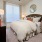 a bedroom with a large bed