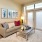 a living room with a couch and a coffee table